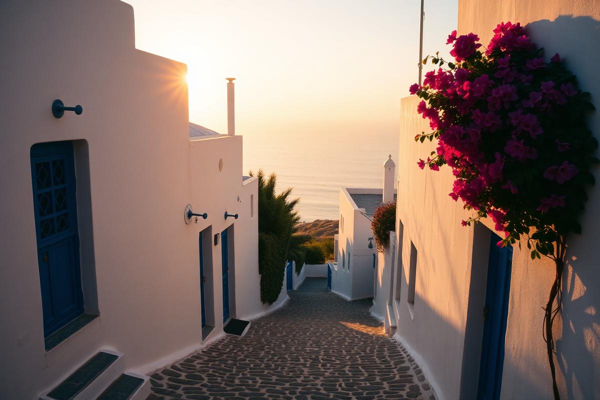 Sidi Bou Said — white houses and Mediterranean sea